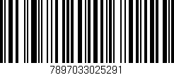 Código de barras (EAN, GTIN, SKU, ISBN): '7897033025291'