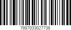 Código de barras (EAN, GTIN, SKU, ISBN): '7897033027738'