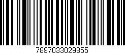 Código de barras (EAN, GTIN, SKU, ISBN): '7897033029855'