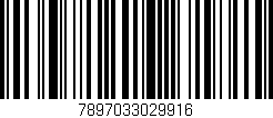 Código de barras (EAN, GTIN, SKU, ISBN): '7897033029916'