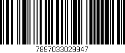 Código de barras (EAN, GTIN, SKU, ISBN): '7897033029947'