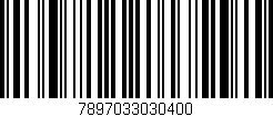 Código de barras (EAN, GTIN, SKU, ISBN): '7897033030400'