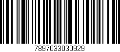 Código de barras (EAN, GTIN, SKU, ISBN): '7897033030929'