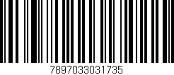 Código de barras (EAN, GTIN, SKU, ISBN): '7897033031735'