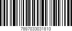 Código de barras (EAN, GTIN, SKU, ISBN): '7897033031810'