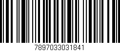 Código de barras (EAN, GTIN, SKU, ISBN): '7897033031841'