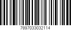 Código de barras (EAN, GTIN, SKU, ISBN): '7897033032114'