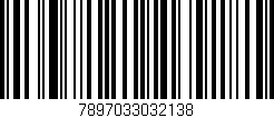 Código de barras (EAN, GTIN, SKU, ISBN): '7897033032138'