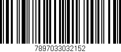 Código de barras (EAN, GTIN, SKU, ISBN): '7897033032152'