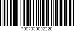 Código de barras (EAN, GTIN, SKU, ISBN): '7897033032220'