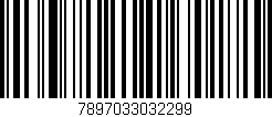 Código de barras (EAN, GTIN, SKU, ISBN): '7897033032299'