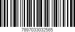 Código de barras (EAN, GTIN, SKU, ISBN): '7897033032565'