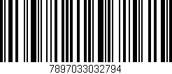 Código de barras (EAN, GTIN, SKU, ISBN): '7897033032794'