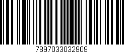 Código de barras (EAN, GTIN, SKU, ISBN): '7897033032909'