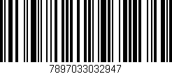 Código de barras (EAN, GTIN, SKU, ISBN): '7897033032947'