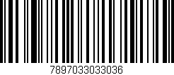 Código de barras (EAN, GTIN, SKU, ISBN): '7897033033036'