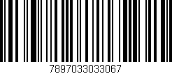 Código de barras (EAN, GTIN, SKU, ISBN): '7897033033067'