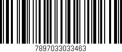 Código de barras (EAN, GTIN, SKU, ISBN): '7897033033463'