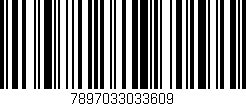 Código de barras (EAN, GTIN, SKU, ISBN): '7897033033609'