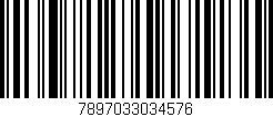 Código de barras (EAN, GTIN, SKU, ISBN): '7897033034576'