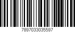 Código de barras (EAN, GTIN, SKU, ISBN): '7897033035597'