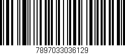 Código de barras (EAN, GTIN, SKU, ISBN): '7897033036129'