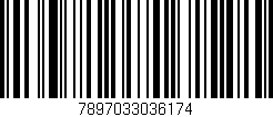 Código de barras (EAN, GTIN, SKU, ISBN): '7897033036174'