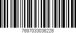 Código de barras (EAN, GTIN, SKU, ISBN): '7897033036228'