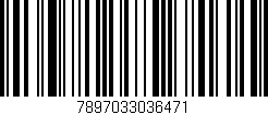 Código de barras (EAN, GTIN, SKU, ISBN): '7897033036471'