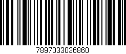 Código de barras (EAN, GTIN, SKU, ISBN): '7897033036860'