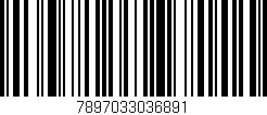 Código de barras (EAN, GTIN, SKU, ISBN): '7897033036891'