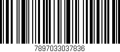 Código de barras (EAN, GTIN, SKU, ISBN): '7897033037836'