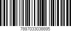 Código de barras (EAN, GTIN, SKU, ISBN): '7897033038895'