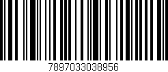 Código de barras (EAN, GTIN, SKU, ISBN): '7897033038956'