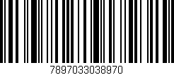 Código de barras (EAN, GTIN, SKU, ISBN): '7897033038970'