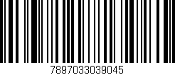 Código de barras (EAN, GTIN, SKU, ISBN): '7897033039045'