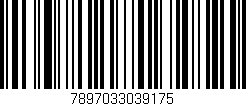 Código de barras (EAN, GTIN, SKU, ISBN): '7897033039175'