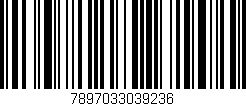 Código de barras (EAN, GTIN, SKU, ISBN): '7897033039236'
