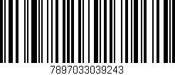 Código de barras (EAN, GTIN, SKU, ISBN): '7897033039243'