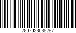 Código de barras (EAN, GTIN, SKU, ISBN): '7897033039267'