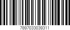 Código de barras (EAN, GTIN, SKU, ISBN): '7897033039311'