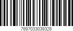 Código de barras (EAN, GTIN, SKU, ISBN): '7897033039328'