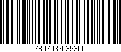 Código de barras (EAN, GTIN, SKU, ISBN): '7897033039366'