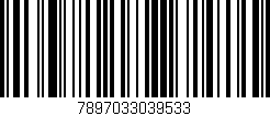 Código de barras (EAN, GTIN, SKU, ISBN): '7897033039533'