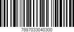 Código de barras (EAN, GTIN, SKU, ISBN): '7897033040300'