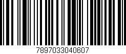 Código de barras (EAN, GTIN, SKU, ISBN): '7897033040607'