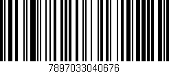 Código de barras (EAN, GTIN, SKU, ISBN): '7897033040676'
