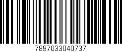 Código de barras (EAN, GTIN, SKU, ISBN): '7897033040737'