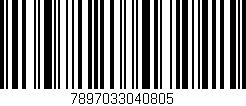 Código de barras (EAN, GTIN, SKU, ISBN): '7897033040805'