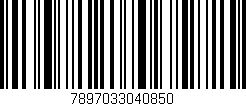 Código de barras (EAN, GTIN, SKU, ISBN): '7897033040850'